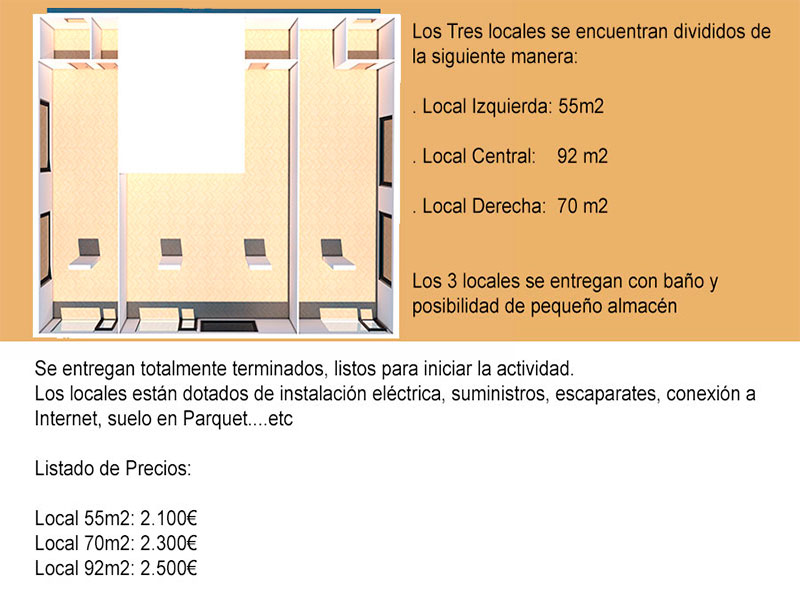 Alquiler de Locales en Orihuela Costa